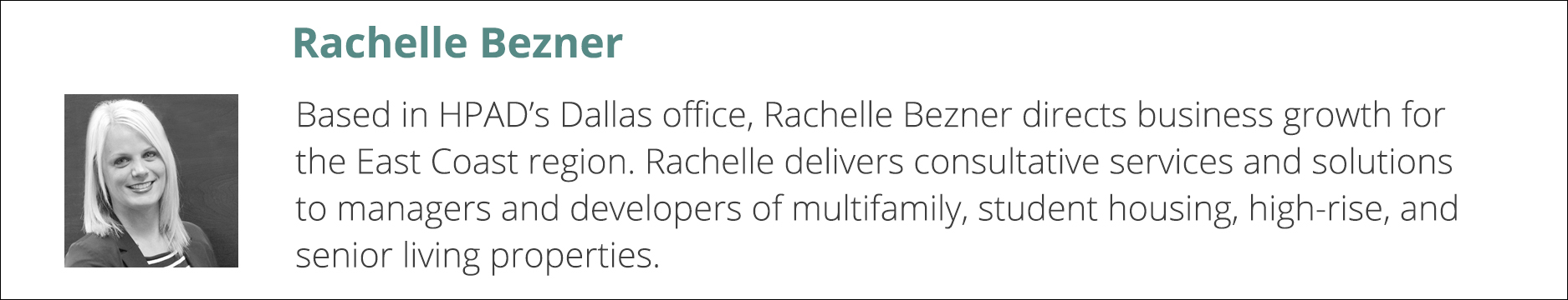 Rachelle Bezner - HPA Interior Design Group, Dallas, TX