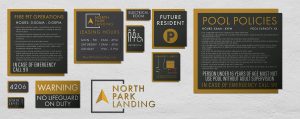 Northpark Landing Signage Collection