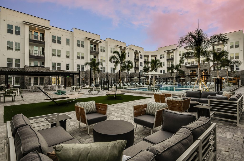 Skyview Companies recently completed the 312-unit Class A apartment community on land the city bought from Osceola County in 2017 for $4 million. The city also contributed $9 million in CRA funds to help pay for the master infrastructure.