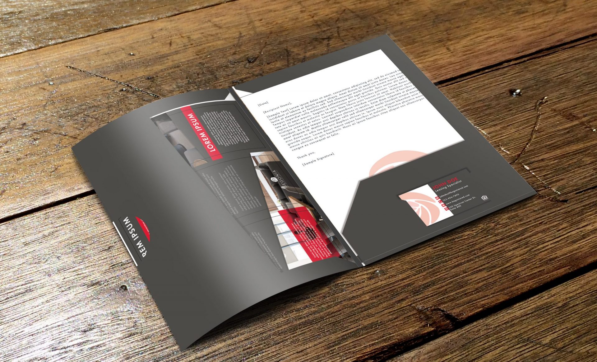 Begonia Corporate Folder Mockup_Open Begonia Corporate Folder Mockup_Open