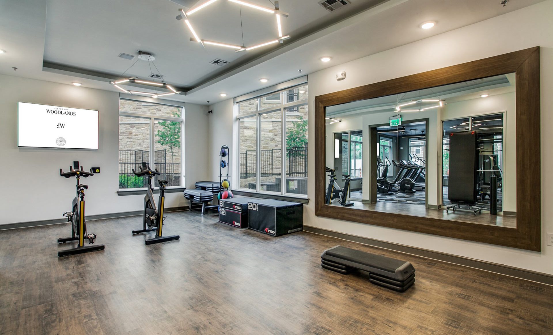 HPA Design Group Jefferson Woodlands Workout Room