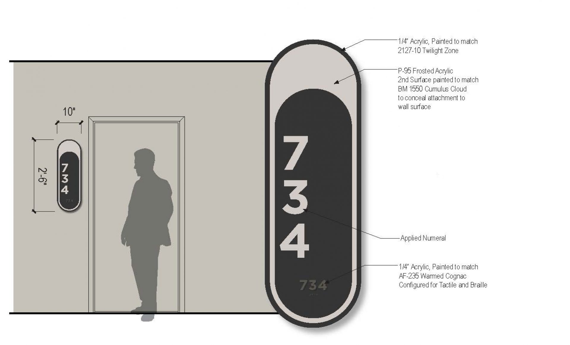 Signage Design Page   Unit Numbers 2